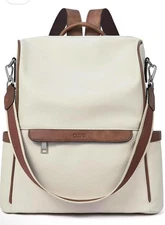 CLUCI Womens Backpack Purse PU Leather Anti-theft Large Fashion Designer Travel