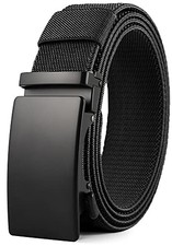 Belt Men, elastic golf 36-42 inch waist, adjustable to 49 inches 01 Black