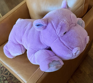 Aurora Purple HIPPO Plush Lilac Stuffed Animal 28 Inches Jumbo