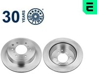 2X Bremsscheibe Optimal BS-8604C 2 Bremsscheiben Hinterachse Hinten