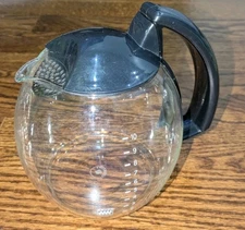 Krups Round 10 Cup Carafe w/ Lid 458 466 467 398 Coffee Machine Crystal Arome 