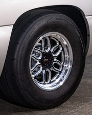 Weld Laguna 6 Drag Wheel 17x10 Black Milled 6x139.7 - Silverado Sierra 1500