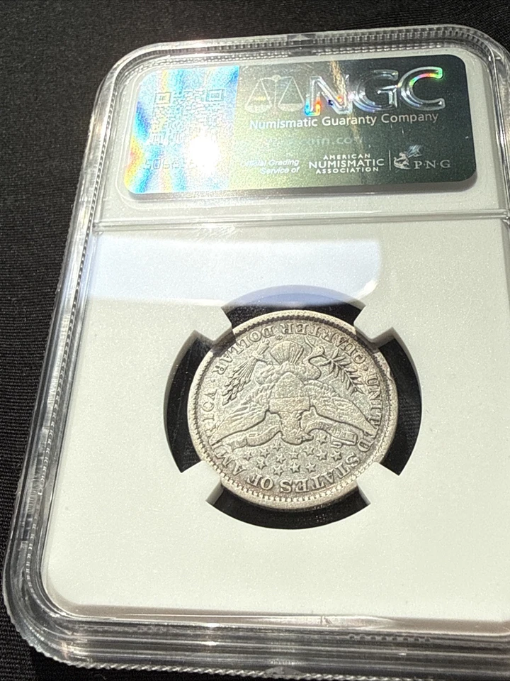 1896-O 25C F15 Barber Quarter Silver Coin NGC Graded - Image 4 of 4