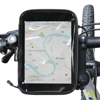 Fischer Tasche Lenker-Halterung Fahrrad-Navi für Lenovo Tab M7 E7 Asus MeMo Pad - Bild 1 von 4