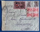 ARGENTINA ~1917, REGISTERED COVER FROM BUENOS AIRES TO LAUSANNE - CENSORED