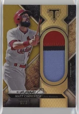 2017 Topps Triple Threads Single Jumbo Relics Gold /9 Matt Carpenter #SJR-MCP