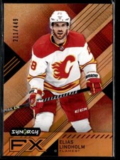 2021-22 Upper Deck Synergy FX Orange Elias Lindholm 211/449 #H1R1K