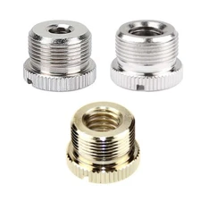 CAMVATE 5/8'' Male to 1/4" & 3/8" Female Mic Stand Clip Mount Adapter Accessory