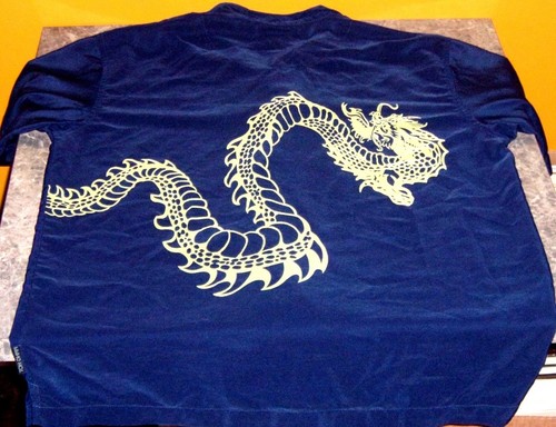 New Piping Hot Navy Blue Button-up Boys Shirt Size Large (14/16) Blue & Yellow - Imagen 3 de 3