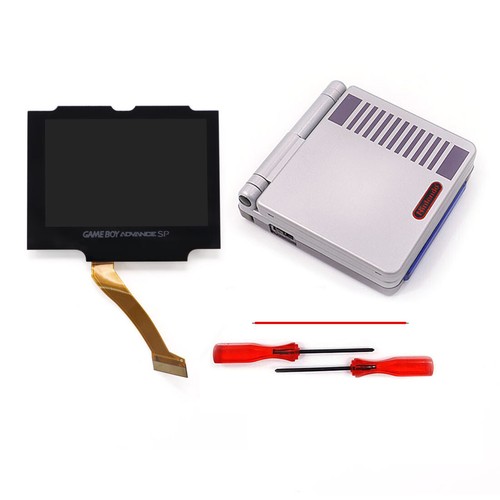 Pre-Laminated IPS Retro Pixel V5 Drop In 720x480 LCD+Pre-cut Shell For GBA SP - Picture 45 of 91