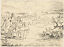 miniature 2  - Harold Hope Read (1881-1959) - Pen and Ink Drawing, Military Scene