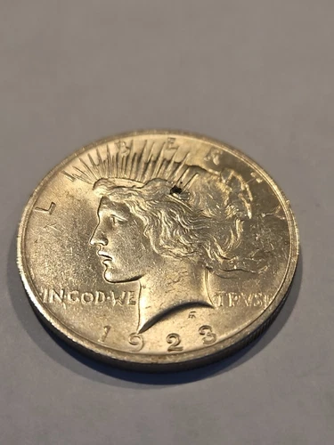 1923 AU Peace Dollar