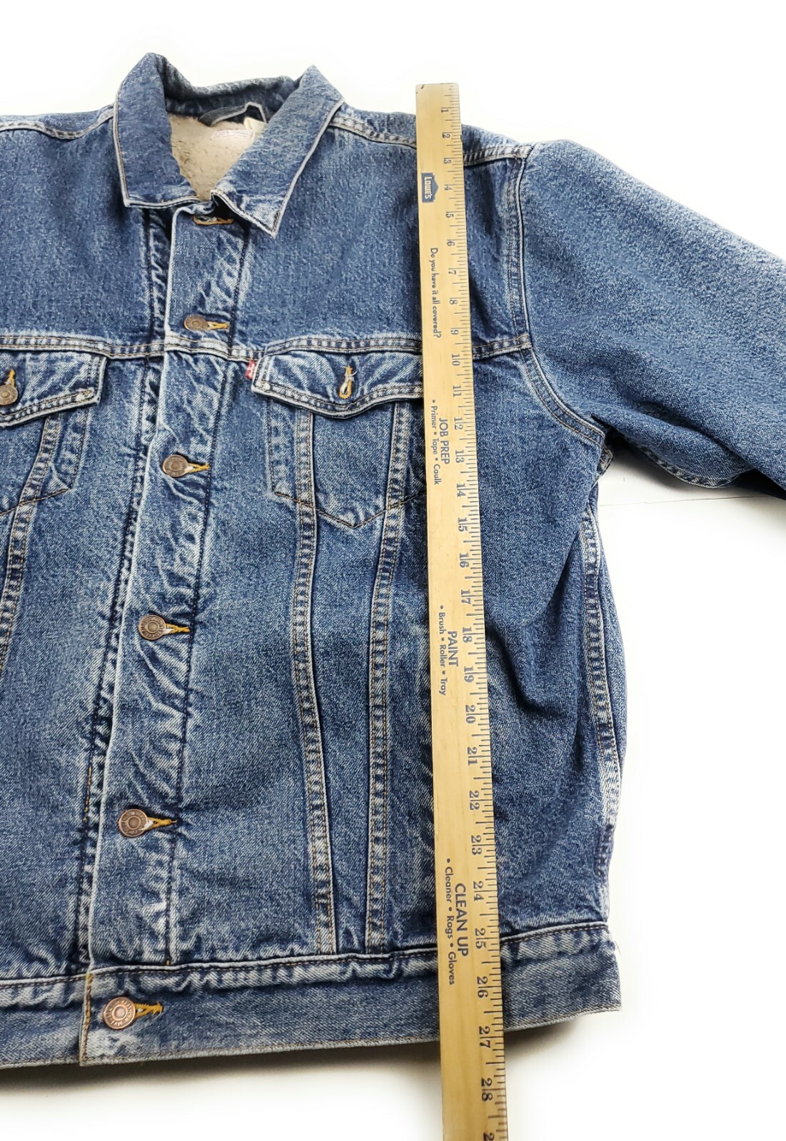 Levis Mens Denim Jacket Coat Vintage 80s Levis Dry Go… Gem