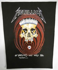 Metallica Back Patch Pushead In Vertigo You Will Be Vintage but New '89 Official