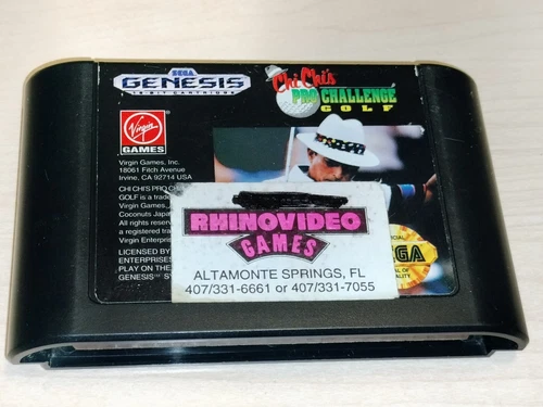 Chi Chi’s Pro Challenge Golf Sega Genesis vintage retro original game cartridge