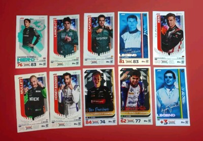 Topps 2024 F1 Turbo Attax India All Giant cards GC1- GC10 complete