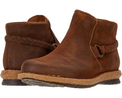 New! Born  Toya Brown Rust Distressed Suede  9/ 40.5 BR0014506 DD355