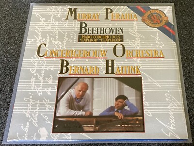 BEETHOVEN-PIANO CONCERTO NO. 5-1987 CBS DIGITAL VINYL LP-PERAHIA/HAITINK (NEW!)