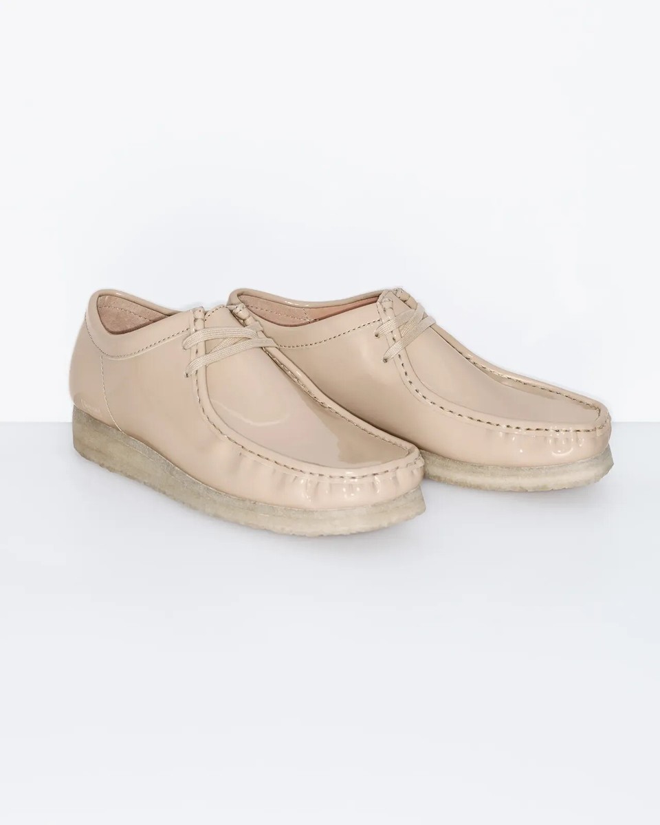 Supreme × Clarks Patent Leather Wallabee 2024 3colors Men