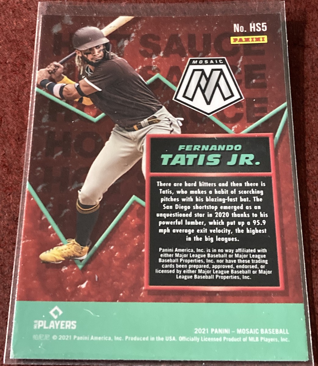 2021 Panini Mosaic Fernando Tatis Jr Hot Sauce Insert #HS5