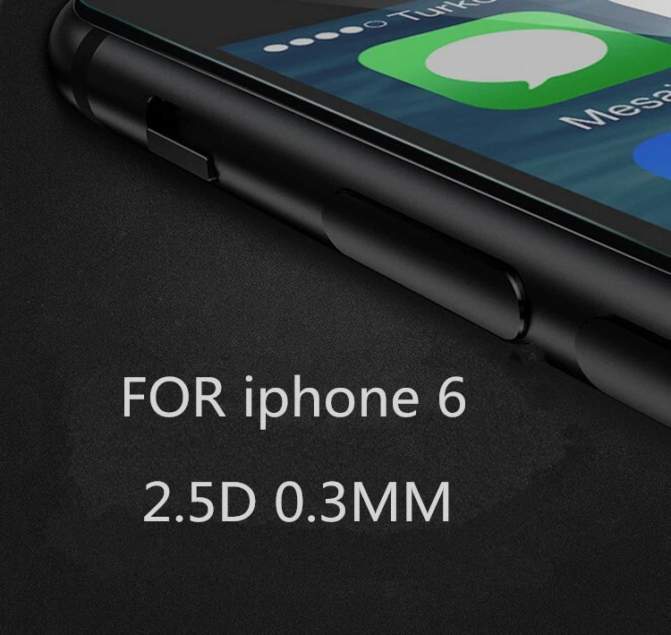 2 PCs iPhone 6 6S Screen Protector Tempered Glass 4.7" Anti-Scratch 2.5D 9H HQ - image 2 of 4