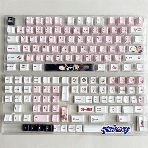 Spy Family Anya Forger Keycaps Set Cherry Height PBT for Cherry MX Keyboard - 第 1/6 張圖片