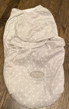 Blankets And Beyond Swaddle Sleep Sack Baby Unisex Gray-Soft And Cozy