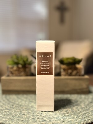 MONAT Rewind Anti-Age Nectar Serum Age Control Skin Hyaluronic   1 oz   SEALED!
