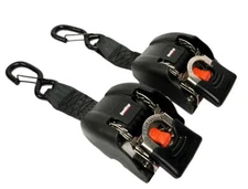 PRP 29401-Stainless 2"x43" Retractable Marine Transom Tie-Downs w/Hooks