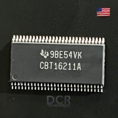 TI 74CBT16211A Bus 56-Pin TSSOP Digital Bus Switch ICs 12 x 1:1 24-Bit FET 5 Ohm
