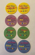 8 Philip Morris Coasters 1998 Movie Theater Pick This Flick PTF 