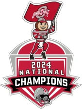 Ohio State Buckeyes 2024 National Champions Vinyl Die Cut Sticker Decal 28