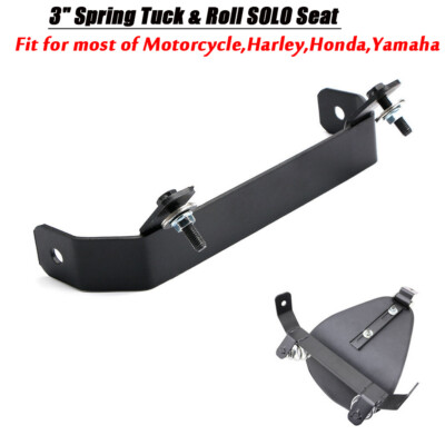 SCHWARZ  SOLO SITZ SATTEL HALTER LRON HALTERUNG für Harley Chopper Bobber Custom