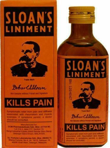 ORIGINAL SLOAN'S PAIN KILLER LINIMENT/OIL INSTANT RELIEF FROM SWELLING 71ml - Afbeelding 1 van 3