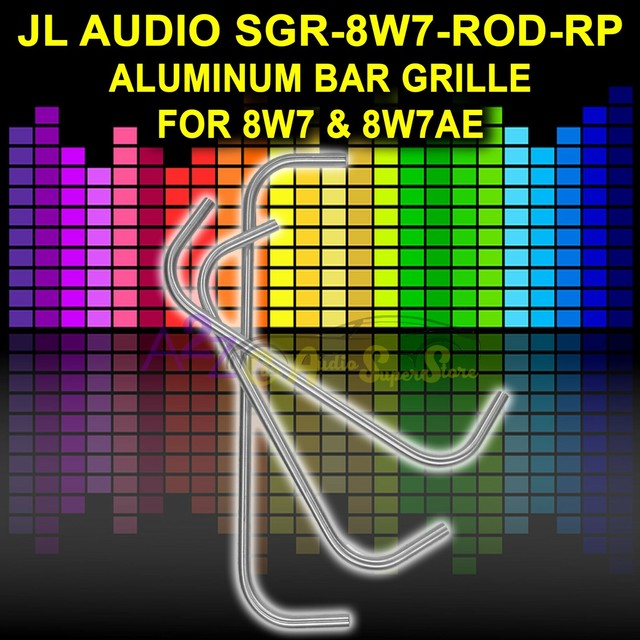Jl Audio Sgr 8w7 Rod Rp Grille Rods For 8 Inch W7 Subwoofers Sgr8w7rodrp For Sale Online Ebay