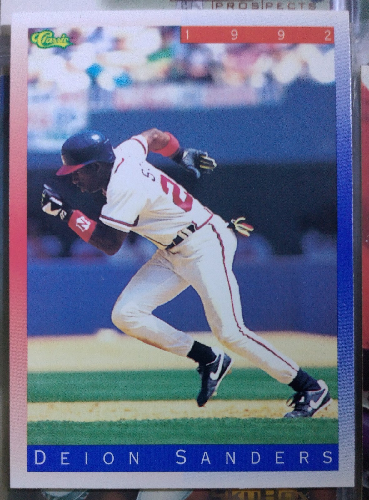 1992 Classic T13 Deion Sanders baseball card, Dallas Cowboys HOF eBay