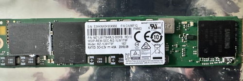 Samsung MZ-1LW1T9F (PM963)1.88TB M.2 2210 NVMe PCIe 3.0x4 Solid State Drive