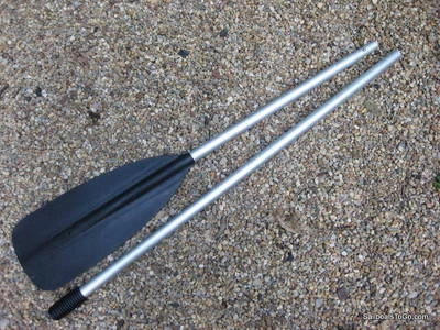 SAILBOATSTOGO Oars (pair) with Aluminum 2-part Shaft. Strong, Compact, Light.