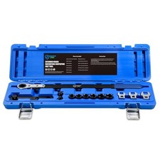 13-Piece Extended-Reach Ratcheting Serpentine Belt Tool Kit with Reversible