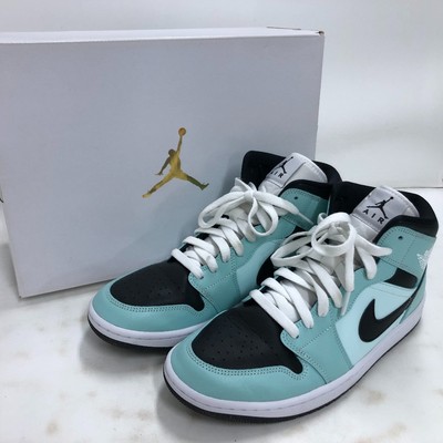 NIKE WMNS AIR JORDAN 1 MID Air 1 Mid Blue Green 28.0cm Made in 
