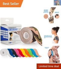 5m Roll Kinesiology Tape - Hypoallergenic Elastic Support for Sports Injuries 3.60 per metre