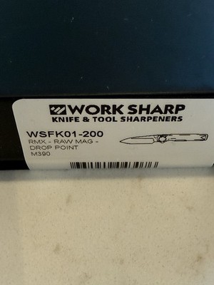 Work Sharp RMX Raw Mag M390 Drop Point Reserve Series Pocketknife