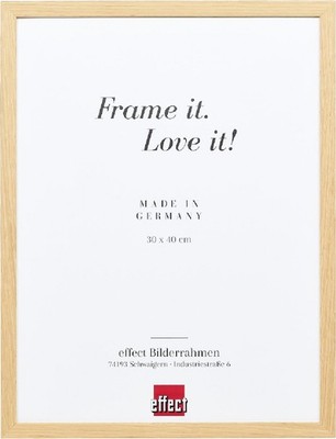 Effect Holzrahmen Profil 70 Eiche 20x20 cm mit Antireflexglas