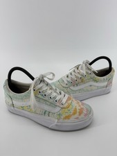 Vans Ward Psychedelic Tie Dye Canvas Low Top Sneakers 500714 Women's Size 6.5