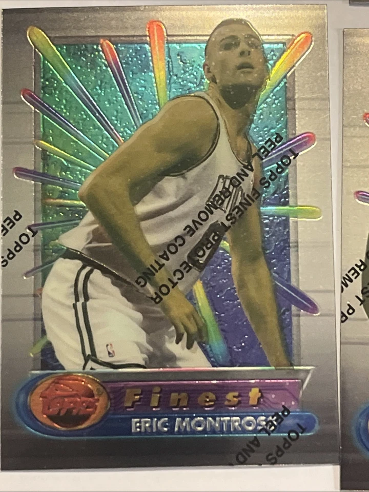 Lote refractor de 9 tarjetas Topps Finest 1994-95 con revestimiento Foto 4 de 4