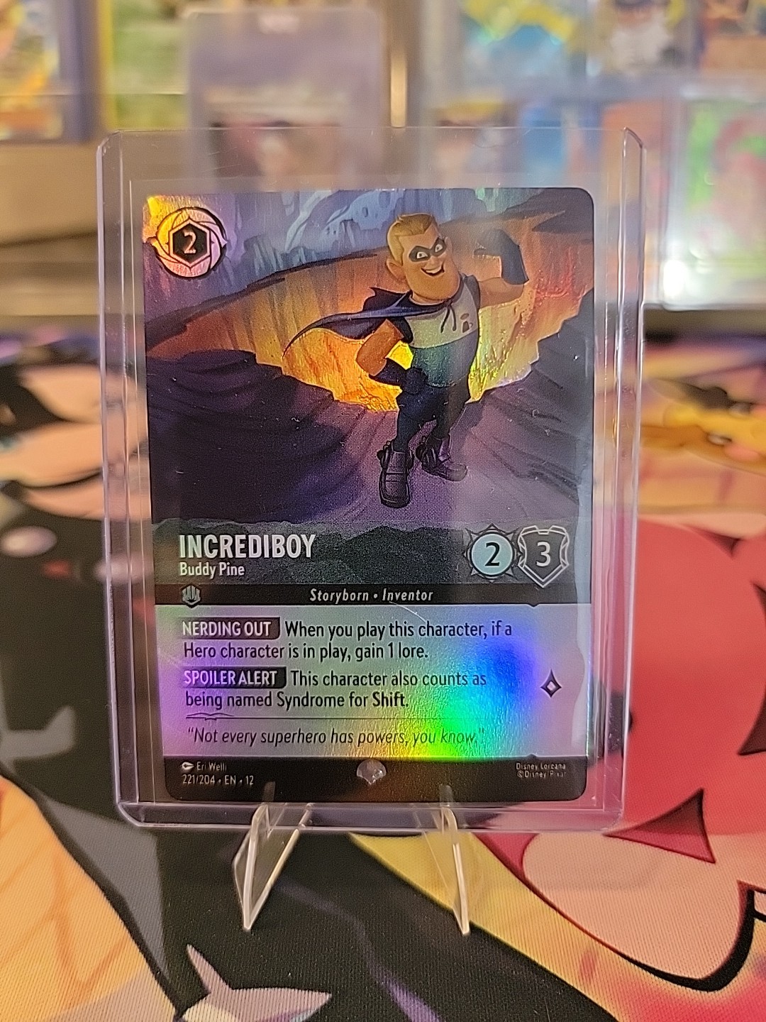 Incrediboy - Buddy Pine - 221/204 - Epic Rare - Disney Lorcana Wilds Unknown