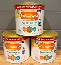 Lot of 3 Nutramigen w/Probiotic LGG Infant Powder Formula 19.8oz Exp 04/01/2027