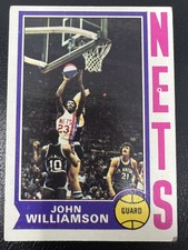 Super John Williamson 1974-75 Topps #234 Rookie Auto Signed Autograph RARE!