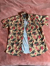 DIXXON x Snap On Tools Limited Edition Tiki Hawaiian Short Sleeve Shirt XL