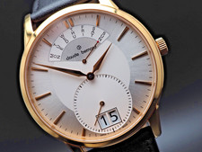 Vintage N MINT Claude Bernard 34004 Gold Roun...